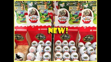 Kinder Surprise Natoons Surprise Eggs Opening Native Animals Toys