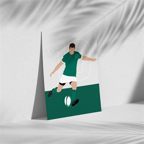 Johnny Sexton Ireland Rugby Poster Etsy
