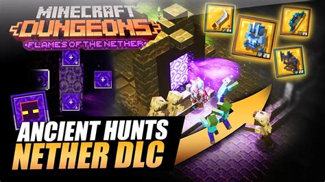 Le prochain dlc gratuit de minecraft dungeons va introduire un tout nouveau système de missions end game appelé ancient hunts. ANCIENT HUNTS NETHER DLC - Minecraft Dungeons (PL) Flames ...