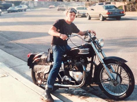 Mike Ness Atop His Motorcycle 1986 Roldschoolcool Mike Ness