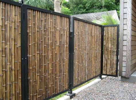Outdoor Bamboo Privacy Screen Interesting Ideas For Home Backyard