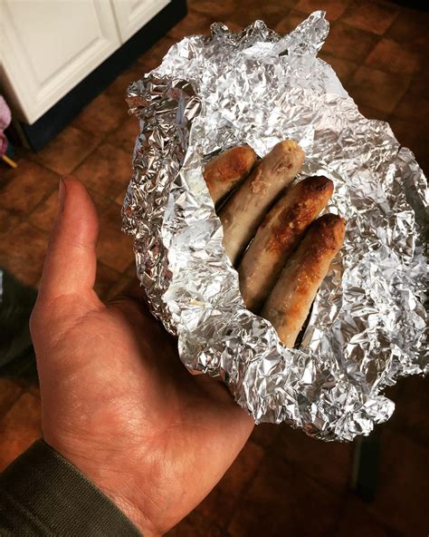 Psbattle These Sausages In Aluminium Foil Looks Like Cooked Fingers
