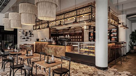 Photoreal 3d Render Of A Beautiful Restaurant Interior Archicgi