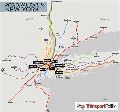 Nyc Commuter Train Map New York Commuter Rail Map New York Usa