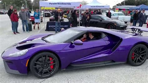 Purple Ford Gt At Supercar Sunday Youtube
