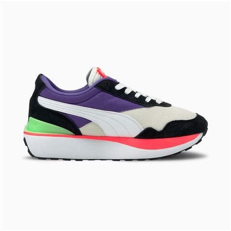 Zapatillas Puma Urbanas Mujer 375072 04 Cruise Rider Silk Road Wn S Negro Morado Oechsle Oechsle