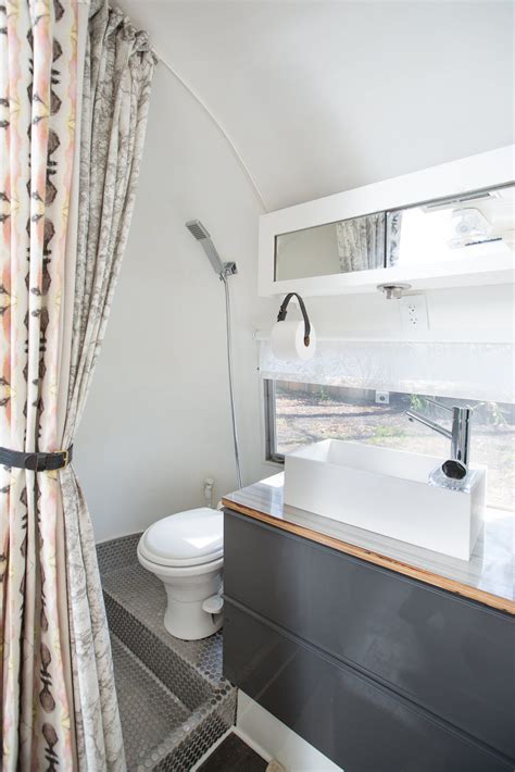 The Bathroom Is Small But Efficient Airstream Bathroom Vintage