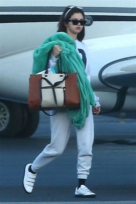 Selena Gomez Arriving On A Private Jet In Los Angeles Celebmafia