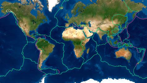 Blank Map Of World Tectonic Plates United States Map