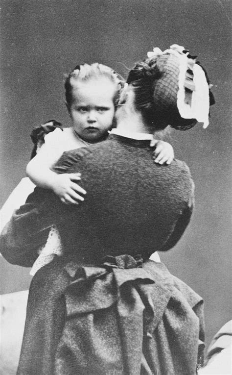 Alix Of Hesse In The Arms Of Her Mother Alice Grand Duchess Of Hesse