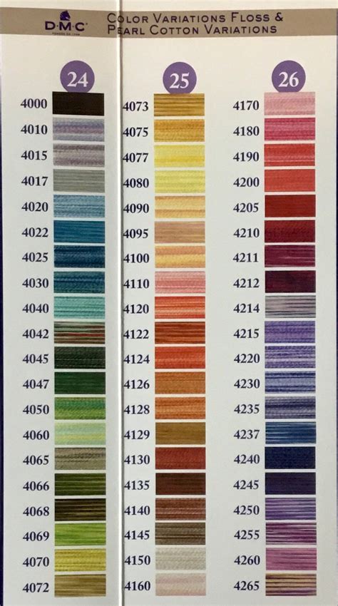 Per Skein DMC Colour Variations Embroidery Thread 4030 Commodity