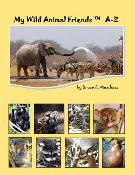 My Wild Animal Friends A Z By Bruce E Meadows Paperback