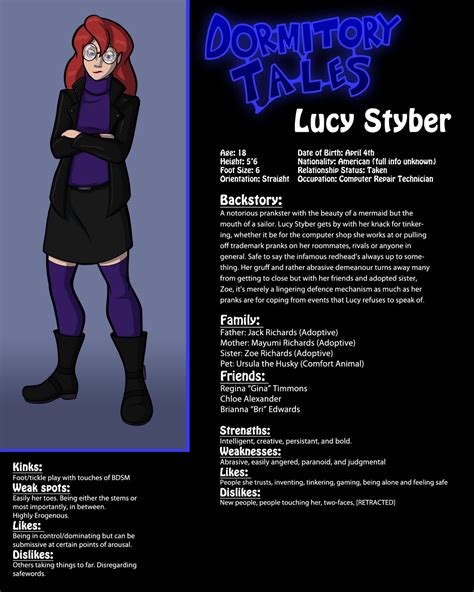 Profile Lucy Styber By Araghenxd On Deviantart