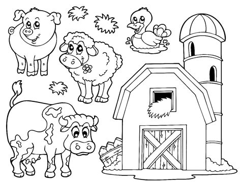 Simple Farm Drawing At Free For Personal Use Simple