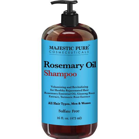 Majestic Pure Rosemary Shampoo Sulfate Free With Pure Rosemary