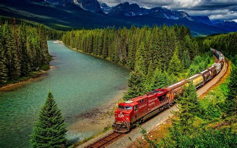 Train In Mountain Forest Image Id 294746 Image Abyss
