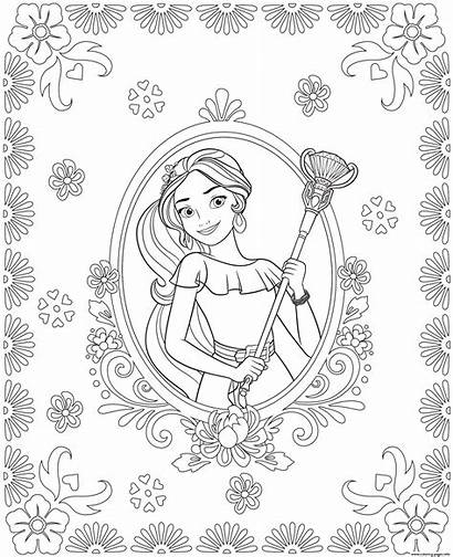 Avalor Coloring Colouring Elena Pages Printable