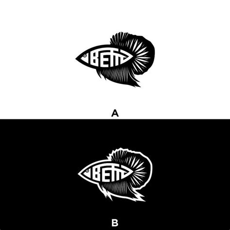 Betta fish set collection mascot logo. BETTA logo concept , A or B ? . #logo #logos #icon # ...