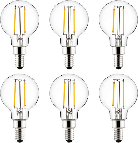 Sunlite 40959 Su Led G165 Filament Style Globe Light Bulb 25 Watts Bulb Center