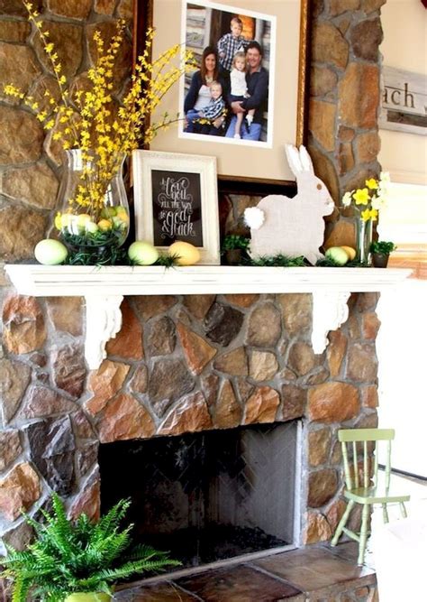 How To Decorate Fireplace Mantel For Spring Fireplace Guide By Linda