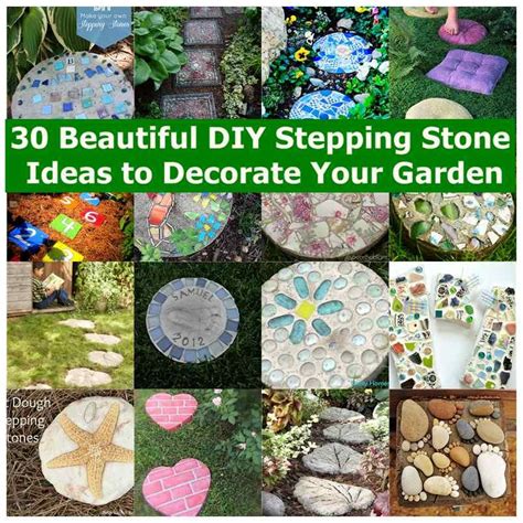Diy Mosaic Tile Garden Stepping Stones Diy Mosaic