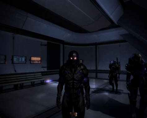 Dark Grey And Blue Collector Armor Броняarmor Mass Effect 2