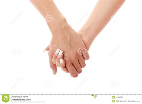 Two Woman Holding Hands Royalty Free Stock Photography Image 15420727