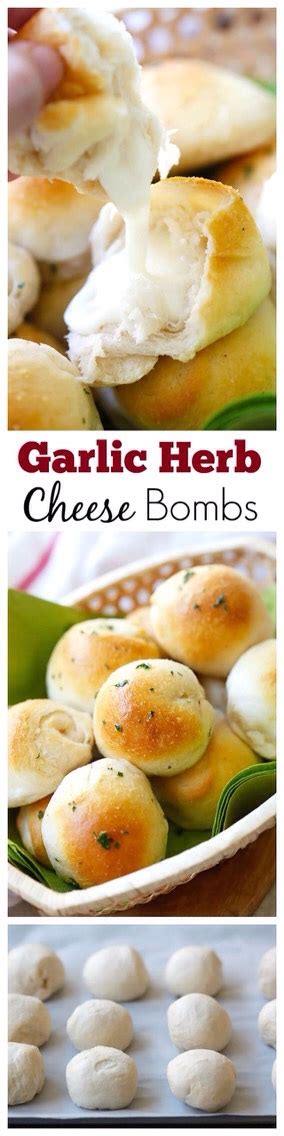 To kick it up a notch, i followed the recipe on spend with pennies and coated the cheese bombs with parmesan cheese. Garlic Herb Cheese Bombs
