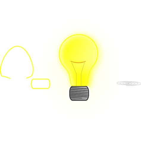 Yellow Light Bulb Clip Art At Vector Clip Art