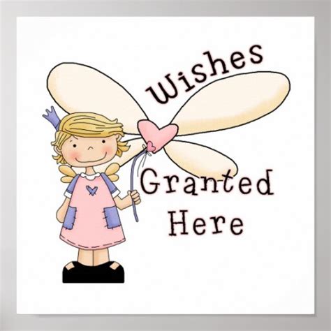wishes granted fairy godmother print zazzle