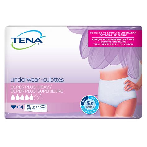Tena Incontinence Underwear For Women Super Plus Absorbency Xlarge 14 Count