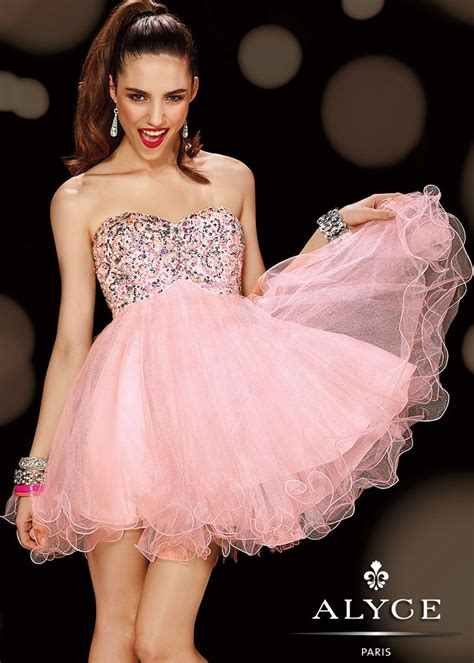 Misty Pink Strapless Empire Sweet 16 Dresses Vip Girls Quince Court