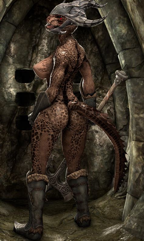 Rule 34 1girls 2017 3d Argonian Ass Axe Big Ass Big Breasts Boots Breasts Female Female Only