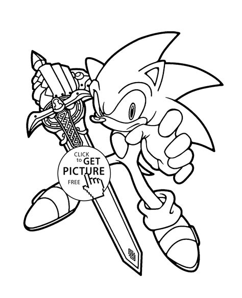 The first video game featuring sonic was published in 1991. Sonic coloring pages for kids, printable free | coloing-4kids.com