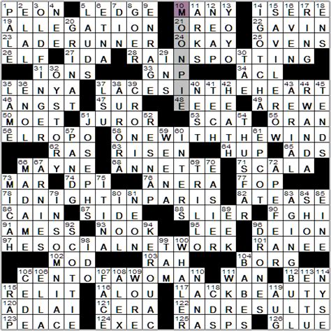 Coffee Informally Wsj Crossword The Wall Street Journal First Rate