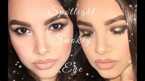 Charcoal And Gold Spotlight Smokey Eye Makeup Tutorial Youtube