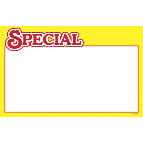 Special Price Signs