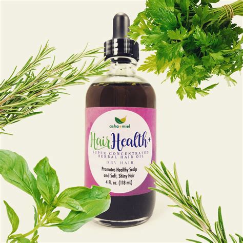 Super Concentrated Herbal Hair Oil Hair Growth Oil Serum 26 Herbs And Oils Asha Miel Body Care
