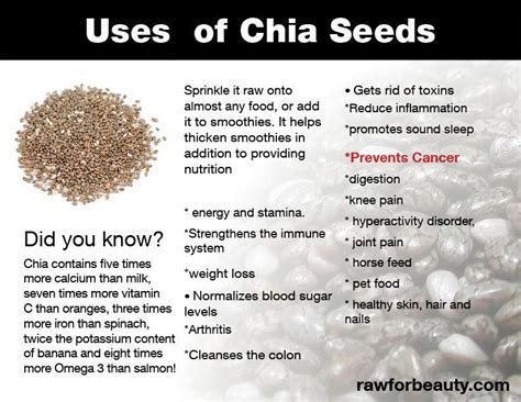 A true nature's gift, they are great for weight loss, stimulating hair g. Natural Cures Not Medicine: Chia Seeds: Another Superfood