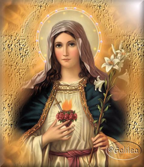 Imágenes Religiosas De Galilea Corazón Inmaculado De María