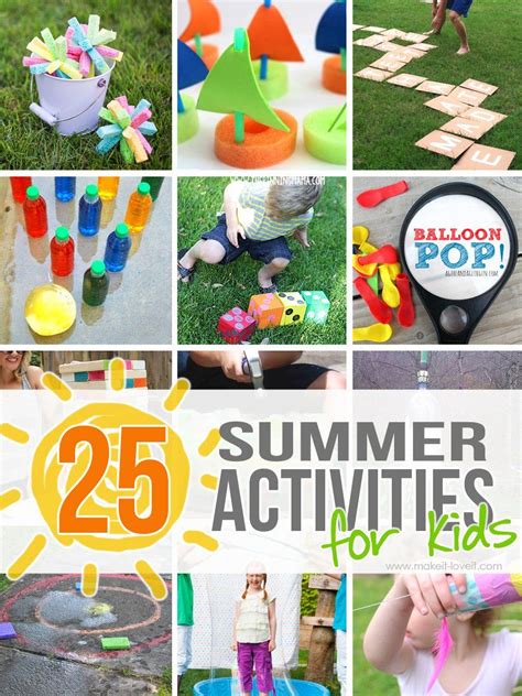 25 Outdoor Summer Activities For Kidsbeat The Summer Boredom With