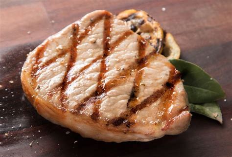 These are the pork chop version of a new york strip steak and can be identified by the bone that divides the loin meat from the tenderloin muscle. Buy Boneless Pork Chops