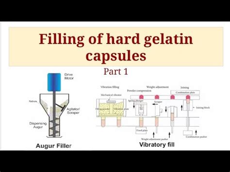 Filling Of Hard Gelatin Capsules Part Auger Fill Principle