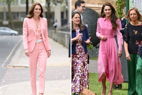 Kate Middletons Pretty In Pink Fashion Era Highlighted At Royal Wedding