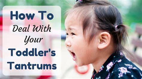 How To Deal With Your Toddlers Tantrums Kidloland