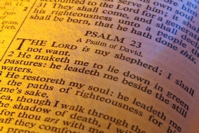 Shepherd of saints is god. Psalm 23 - A Bible Study