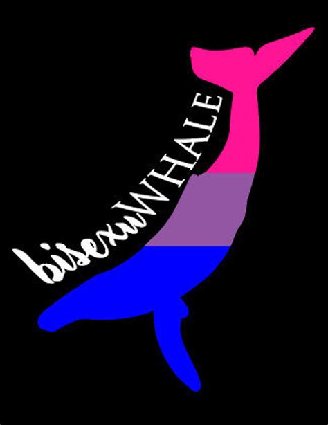 Bisexual Pride Flag Svg Bisexuwhale Pride Svg File Etsy