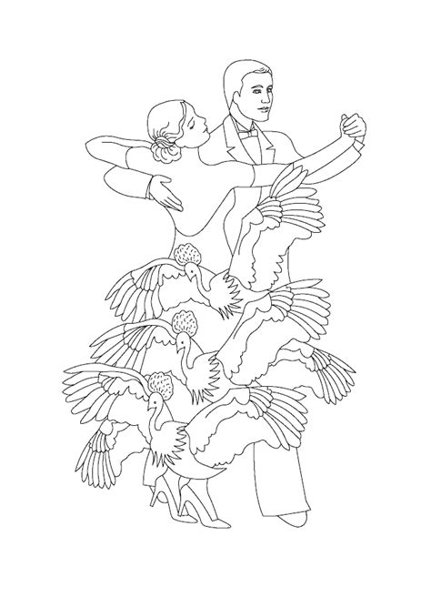 flamenco dancer coloring pages sketch coloring page
