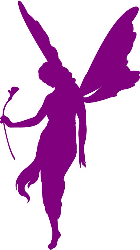 Fairy Silhouette Free Vector Silhouettes