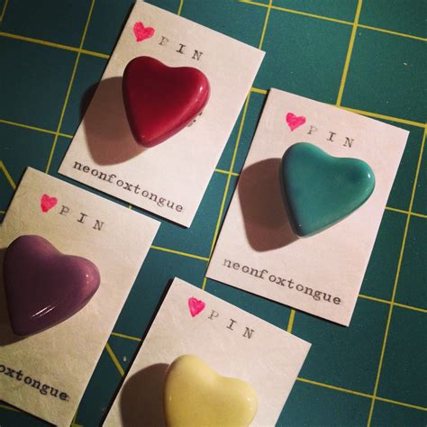 Heart Pins By Neonfoxtongue Michelle Flickr